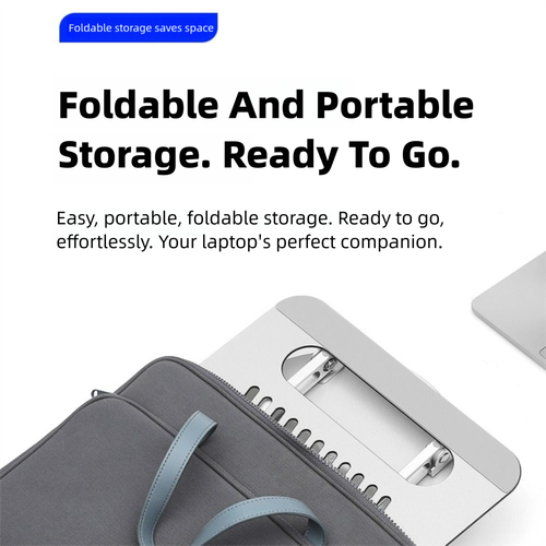 Foldable Laptop Holder Portable Tablet Support New Laptop Riser Home - Photo 10/10