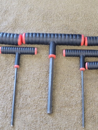 10 Eklind Hex Power T-Handle Wrench 3/8" 1/4 7/32 5/32 9/64 1/8 5/64 Set Sae - Picture 8 of 23