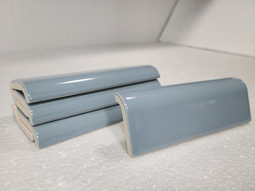 Tappo fango piastrelle ceramica cascata blu Bullnose metropolitana metà secolo moderno - Foto 15 di 24