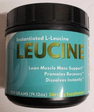 LIVE LONG Nutrition - LEUCINE - 80 Servs - Lean Muscle Mass Support - Exp 7/2026