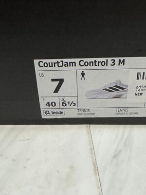 ミトコンドリア　　TEN ✖️3箱 adidas CourtJam Control 3 M Cloud White Core Black Men Tennis