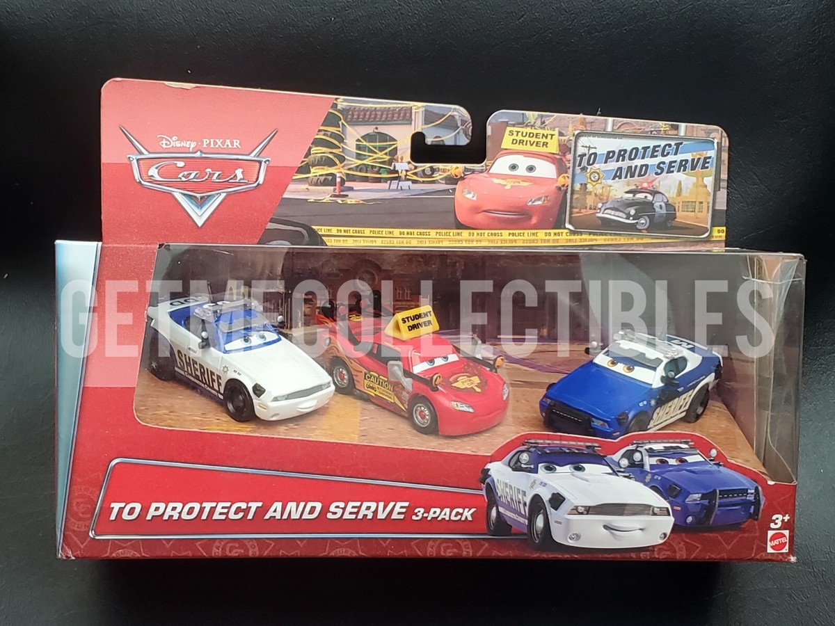 DISNEY PIXAR CARS PROTECT SERVE DRIVING SCHOOL MCQUEEN MIKE DIDI 3