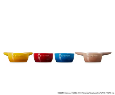 Le Creuset Pokemon Collection Mini Dish Set of 4 Tableware F/S