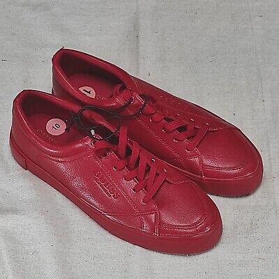 red guess shoes