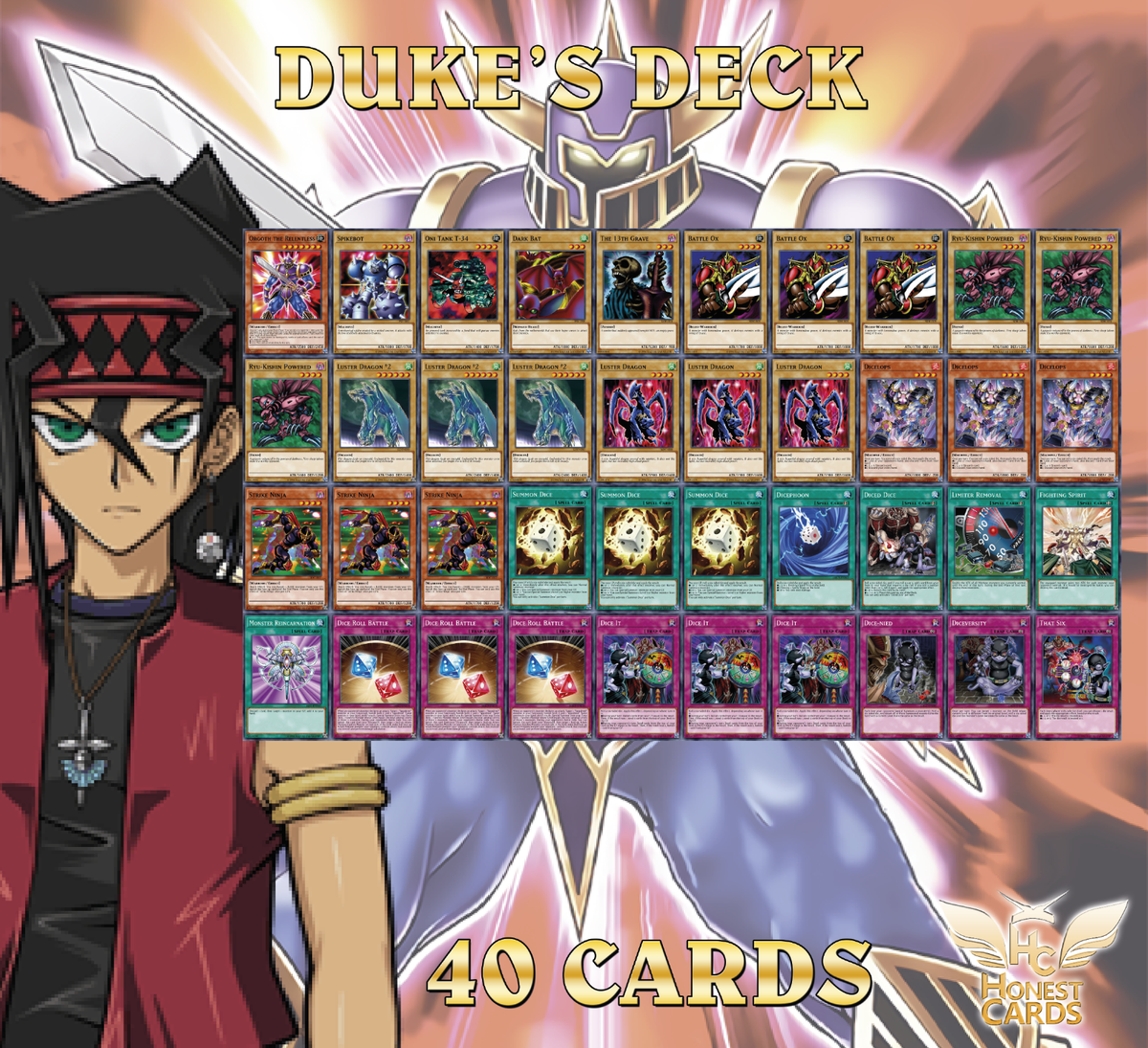 yugioh duke devlin deck list Yu-Gi-Oh! Character Deck Profile: Duke
