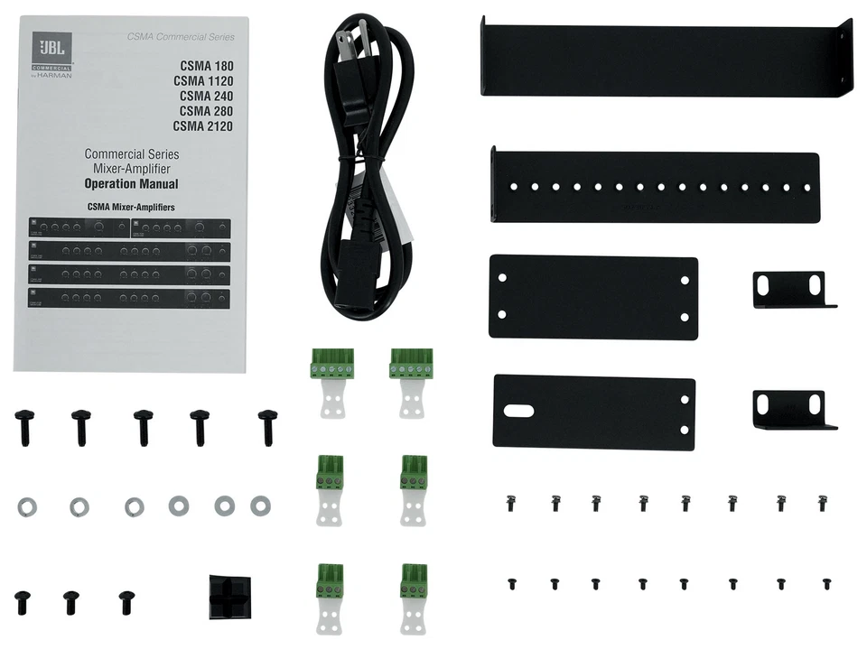 JBL CSMA180 80w Commercial 70v Amplifier Mixer For Restaurant/Bar/Cafe - Image 3 of 4