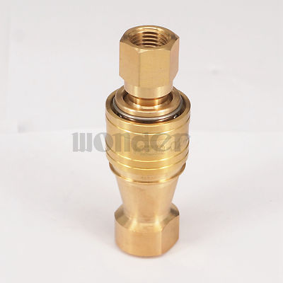 500 Bar 1/4'' BSP Female Hydraulic Brass Quick Disconnect Coupler Coupling Set