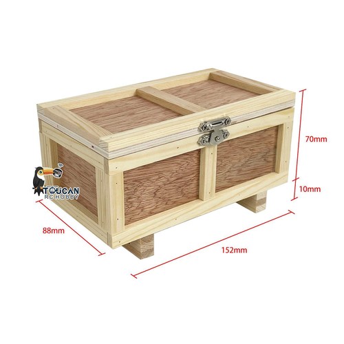 On Sale Decorative Wood Box for 1/14 1/12 RC Construction Vehicle Truck Forklift - Picture 10 of 10