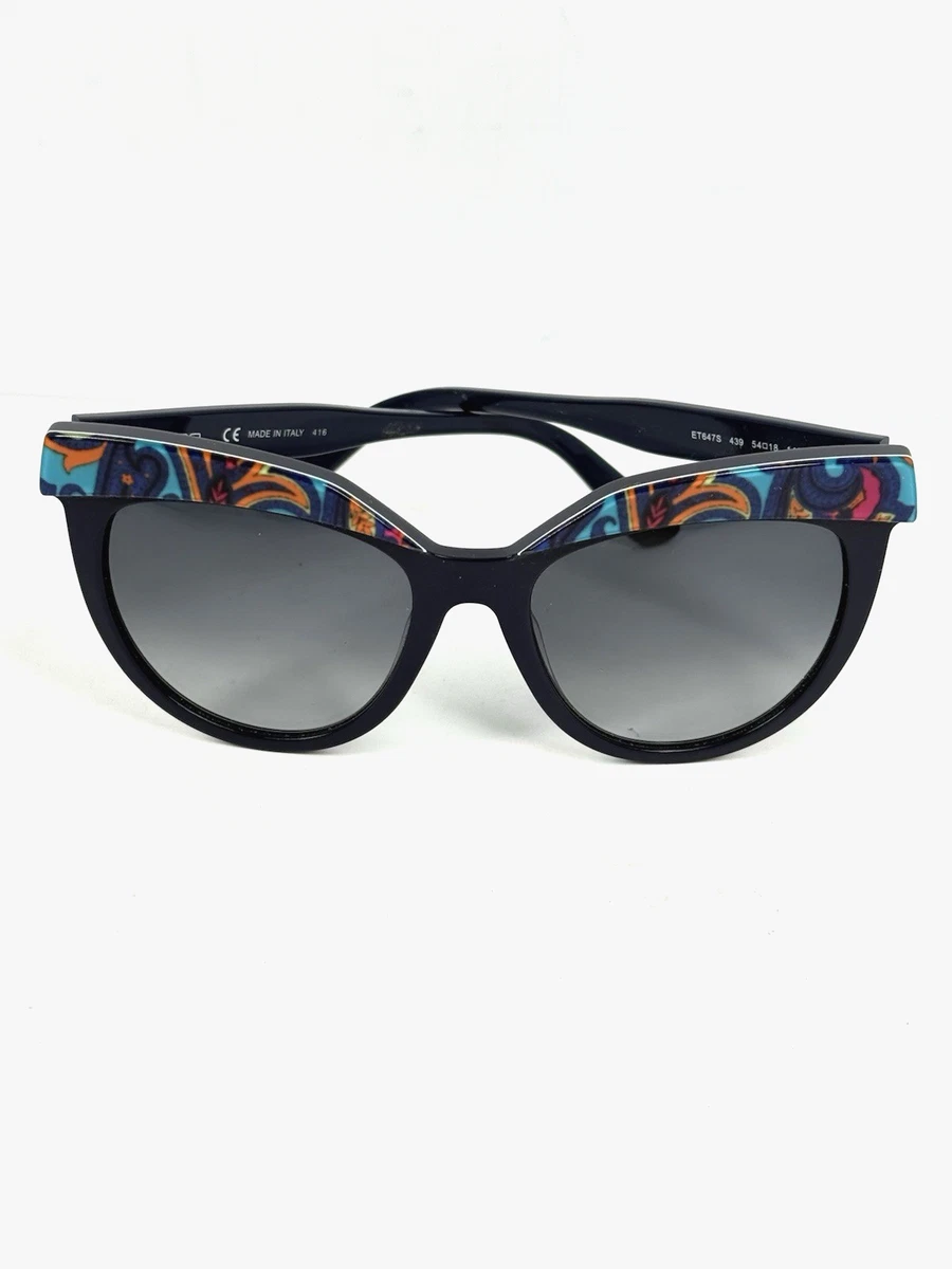 Etro Turquoise Paisley Cat-Eye Sunglasses Etro | Accessories | Etro Turquoise Paisley Cateye  main image 4