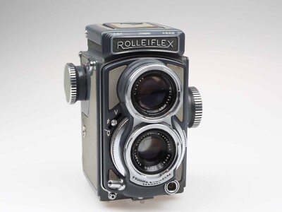 Rolleiflex 4x4 grey Kamera Xenar 60mm f3.5 Objektiv lens Rollei 97296 near mint