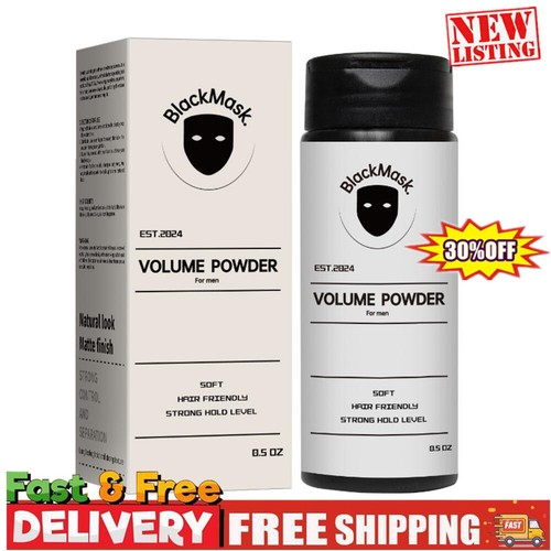BlackMask Polvo para Peinar, Polvo de Volumen Añade Textura y Volumen Instantáneamente Nuevo