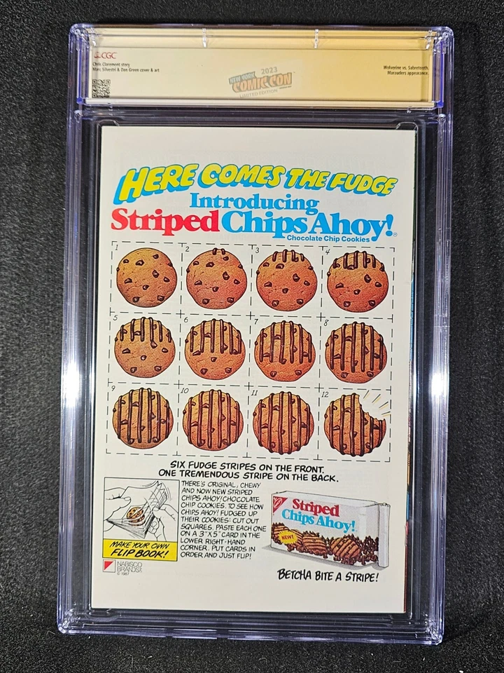 Uncanny X-Men #222 1987 Wolverine vs Sabretooth Signed by Claremont CGC SS 9.8 - Image 2 of 2