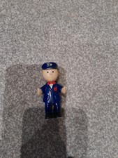 Vintage Bluebird Big Red Fun Bus Toy Dolls House Spare Figure 1980s