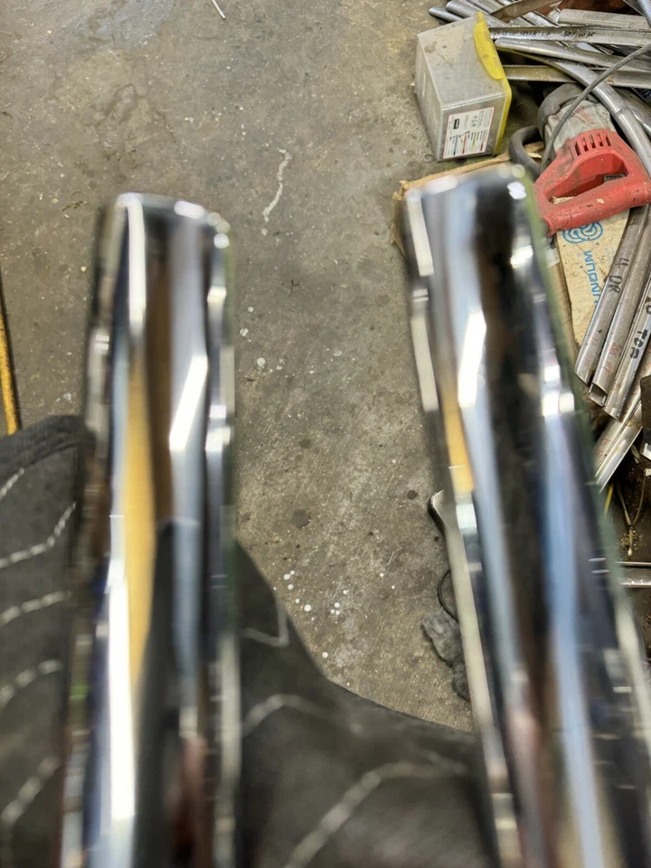 CLEAN 1949 1950 1951 1952 Chevrolet Convertible Hardtop Door Belt Trim Mouldings - Image 3 of 4