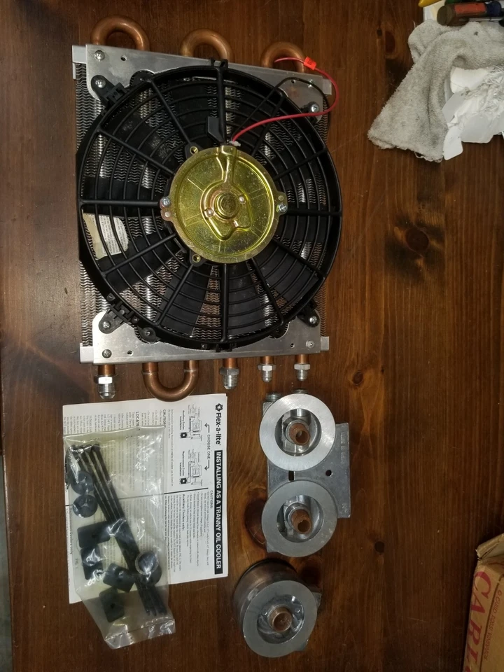 Flex-A-Lite Fan Assist Heavy Duty Remote Oil Cooler Model 4590 - Image 2 of 3