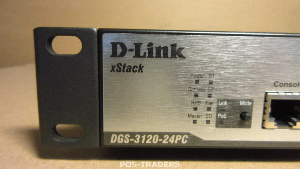 D-Link DGS-3120-24PC 24-Port Managed Gigabit Stackable L2 PoE Switch 4x SFP - Image 2 of 4