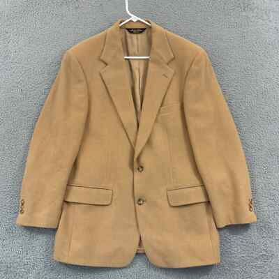 Brooks Brothers Blazer Mens 41 Reg Beige 100% Camel Hair Coat