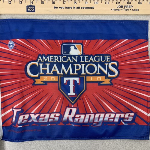 2x MLB 2010 Rico Texas Rangers 11" X 14" Window Mount 2-Sided Car Flag - Picture 3 of 11