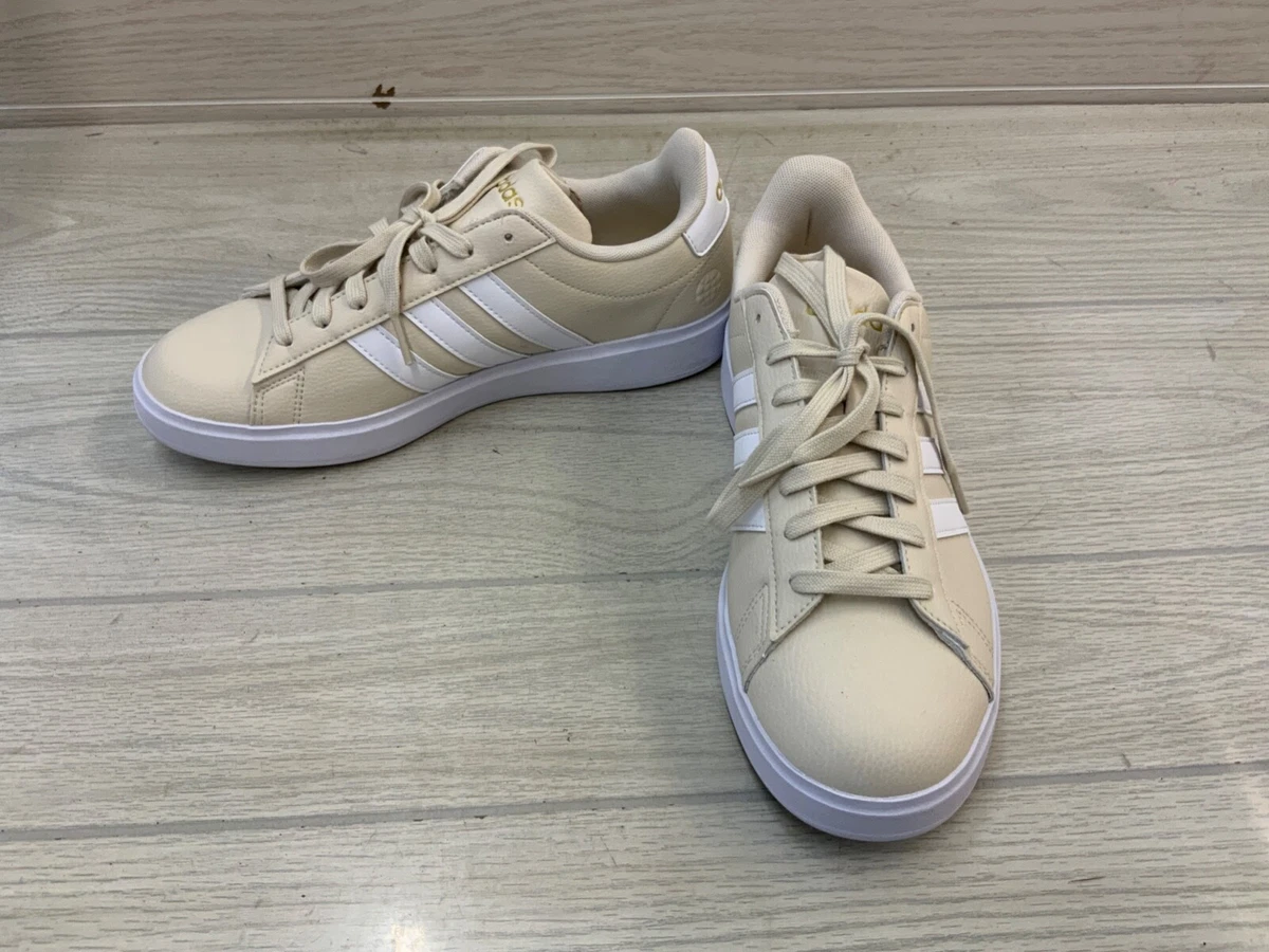 Tan adidas tennis best sale shoes