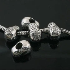 10pcs Tibetan Silver delicate spacer Beads Fit European Bracelet l0027