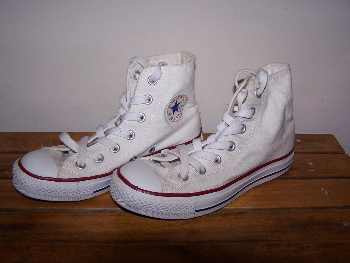 Converse White Hi Top Trainers Size uk UK