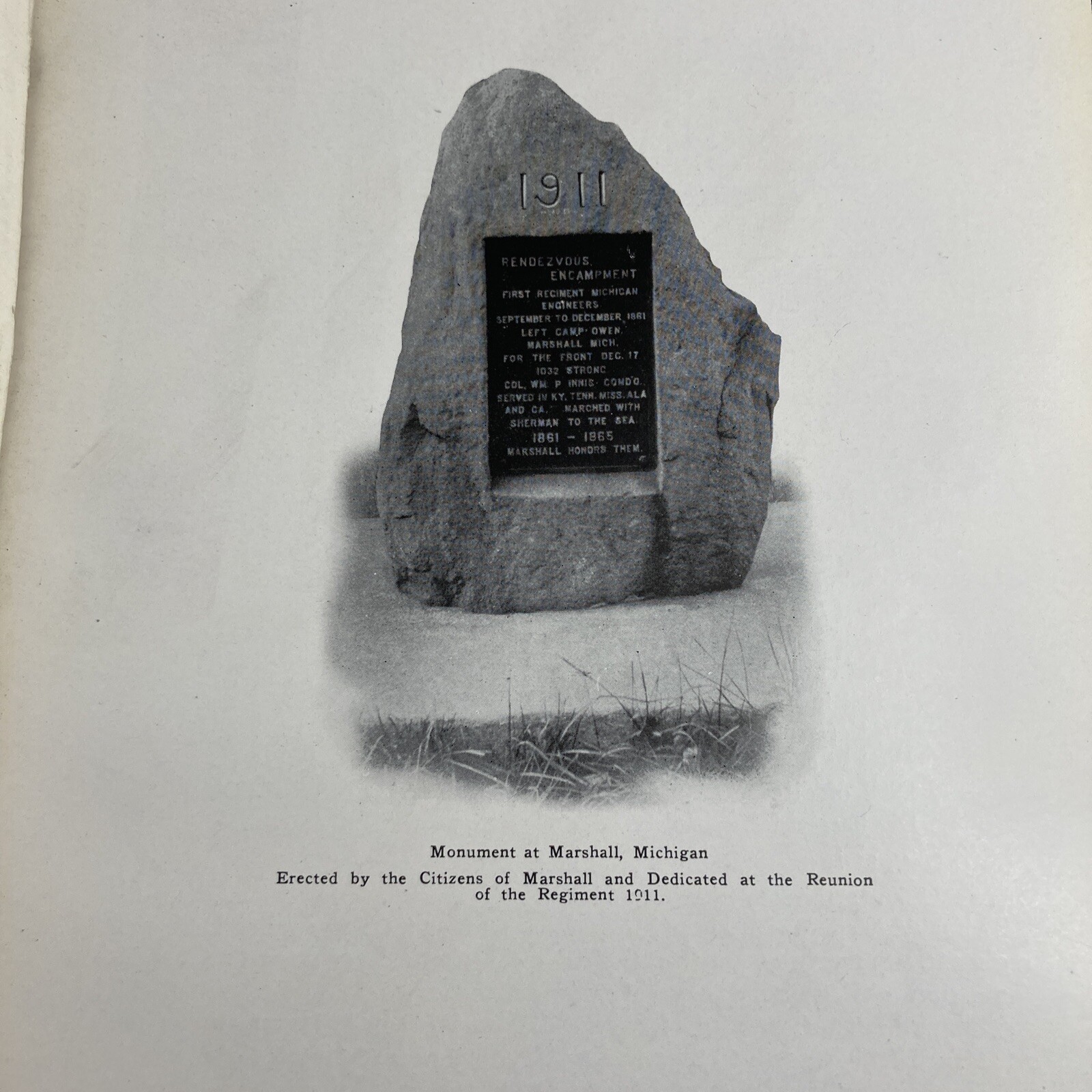 HISTORICAL RECORD 1st Regiment Michigan Engineers & Mechanics Civil War Marshall eBay