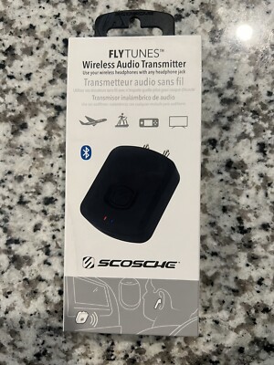New SCOSCHE BTTWT-SP Wireless Universal  Audio Transmitter for Airplane 3.5mm