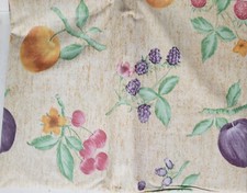 Peva Flannel Back Vinyl Tablecloth 52"x90" Oblong 6-8 people MIXED BERRIES, BH