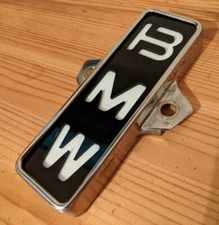 BMW R80 R90 R100 R60 airhead fork reflector badge GLOSS BLACK