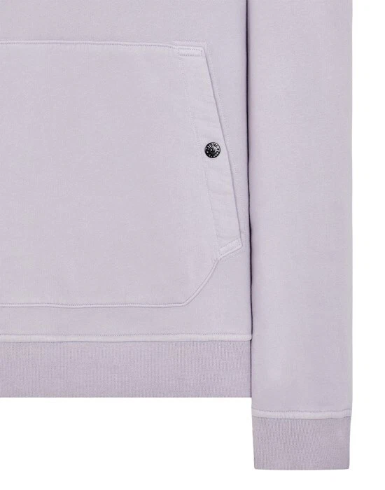Stone Island 61720 Felpa con cappuccio lavanda