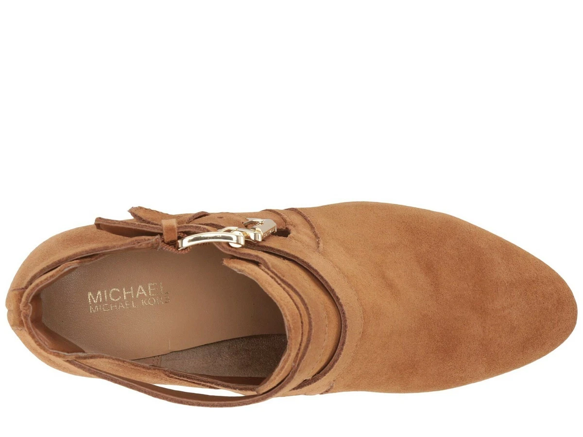 MICHAEL Michael Kors Walden Suede Block Heel Booties Multi Sizes