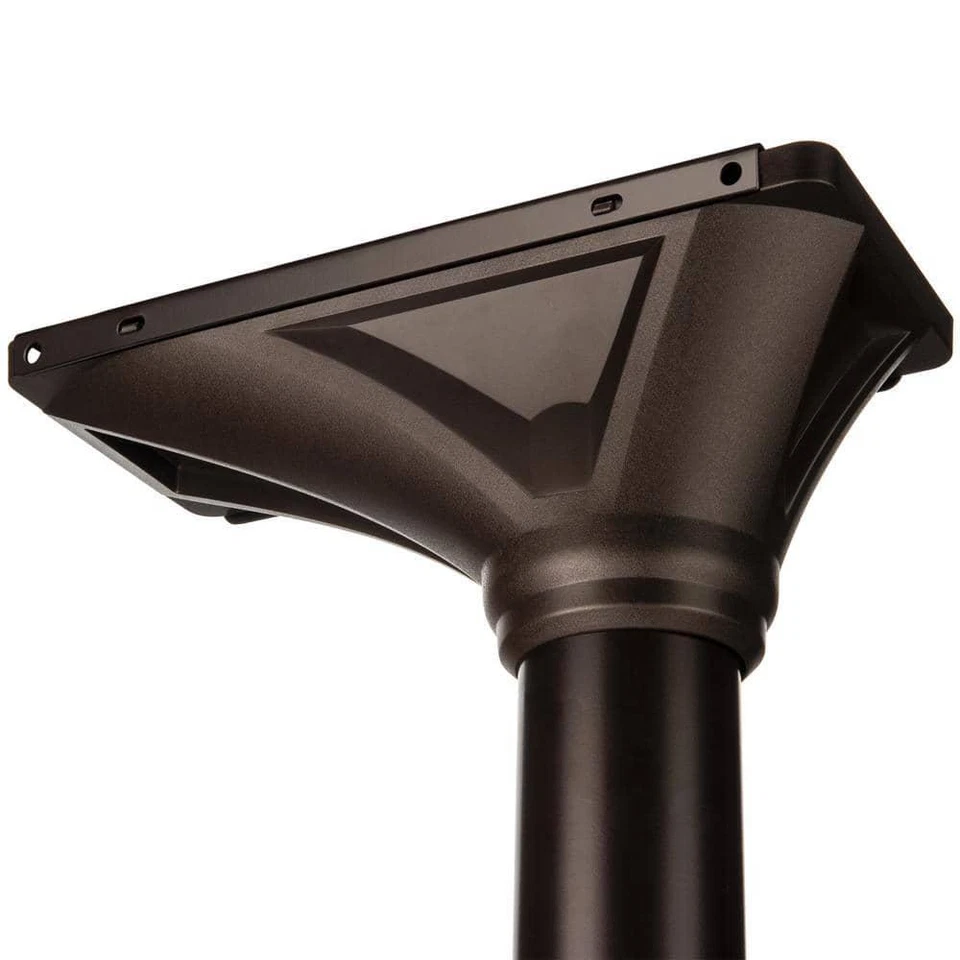 In-Ground Post Decorative Rubbed Bronze Corrosion Resistant Mounting Plate Cover - Image 3 of 4