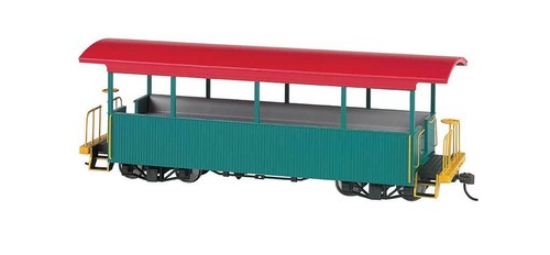 Spur On30 - Bachmann Wood Excursion Car grün/rot - 26001 NEU | Zustand: Neu