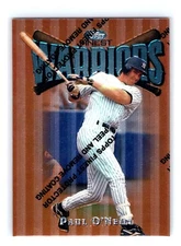 1997 Topps Finest W/ Coating #87 Paul O'Neil New York Yankees