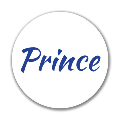 Autocollant Prince lettrage sticker cadeau idée souvenir anniversaire Noël - Photo 1/4