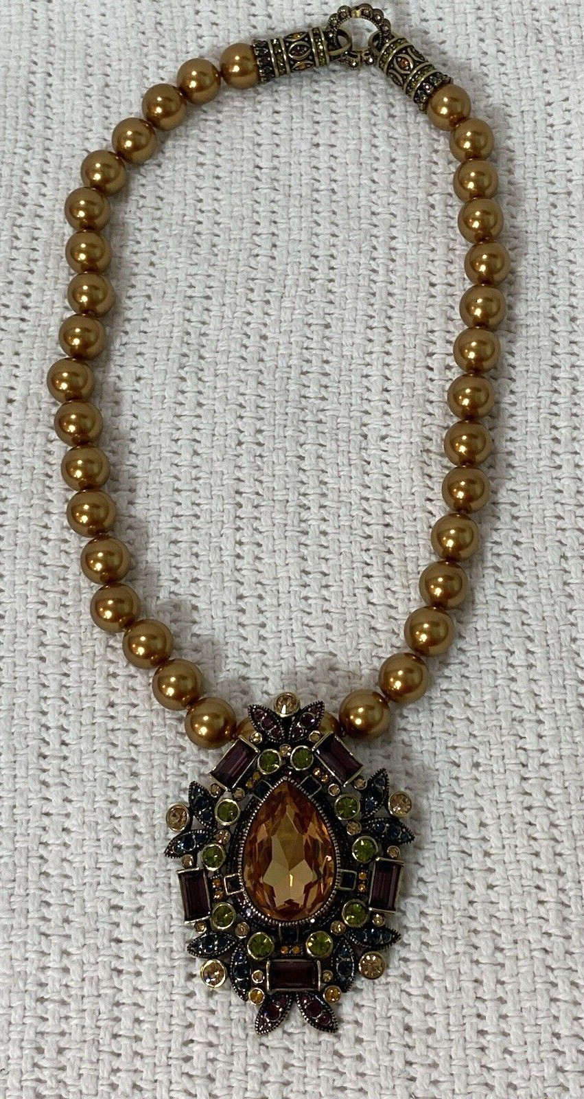 HEIDI DAUS COLLECTION STATEMENT NECKLACE/BROOCH - image 7