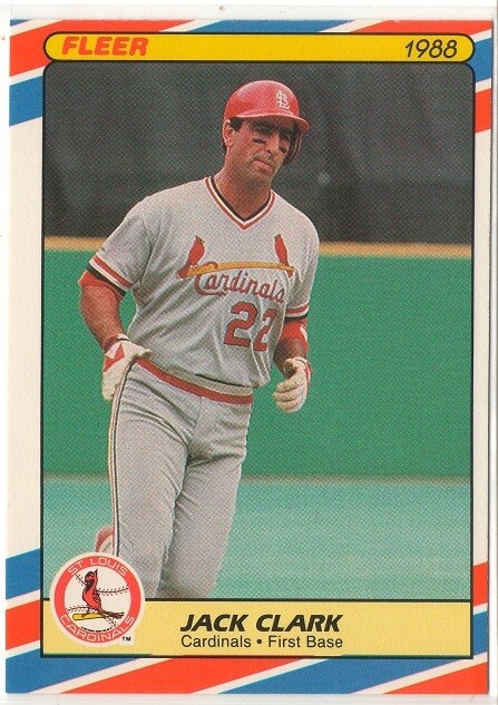 Jack Clark 1988 Fleer SuperStars Fleer #7 St. Louis Cardinals