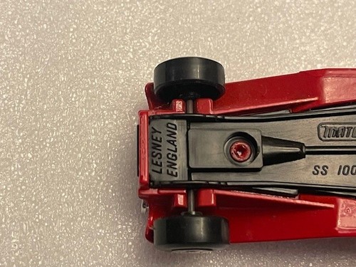 1982 Streichholzschachtel/Lesney SS 100 Jaguar, rot, fast neuwertig # 47 mit Box (England) - Bild 6 von 7