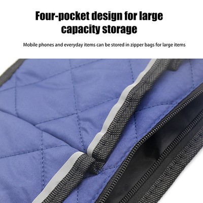 Wheelchair Armrest Side Storage Bag Portable Pocket Suitable For Walking Wheels