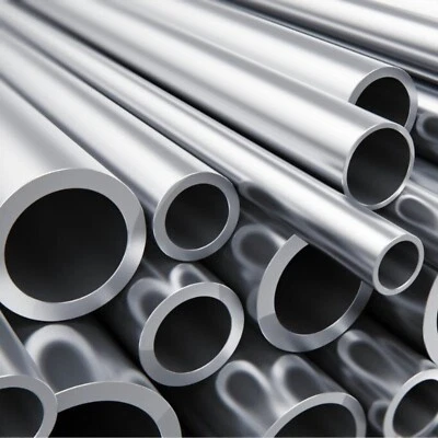 THE ALUMINIUM SHOP Aluminium Circle Round Pipe Tube MANY SIZES 1.6mm 3.2mm Thick 100mm - 4m Length