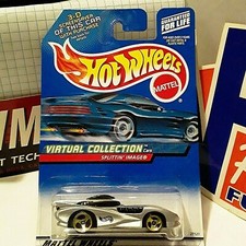 Hot Wheels 2000 "Splittin Image" Argento Collezione Virtuale Col#155 Molto Bello con