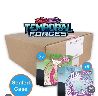 Pokemon Zeitliche Kräfte Master Case. 5 von jeder Art von Elite Trainer Box 