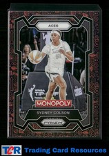 2024 Panini Prizm Monopoly WNBA #23 Sydney Colson Classic Icons Red Prizm