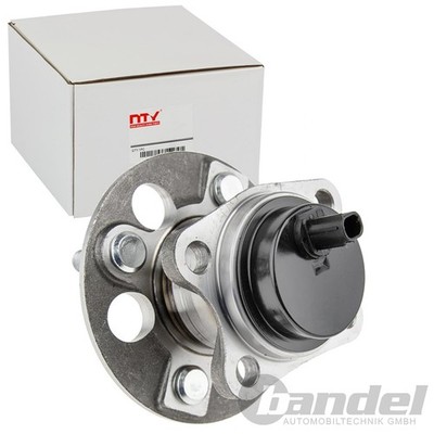 NTY RADLAGER-SATZ MIT ABS-SENSOR + RADNABE HINTEN passend für TOYOTA YARIS P9