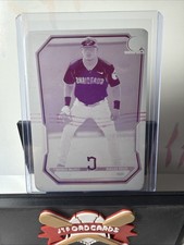 2026 Bowman Chrome Magenta Printing Plate Travis Bazzana Cleveland 1/1