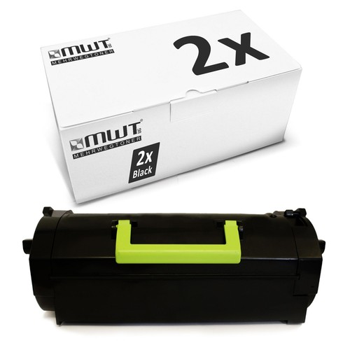 2x ECO XXL Toner Ersetzt Lexmark 50F0UA0 / 502U – Kompatibel Für MS-610, MS-510 Und Mehr