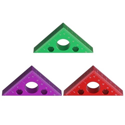 Right Angled Ruler, 45/90 Degree Small Triangle Ruler Carpenter Square Tool