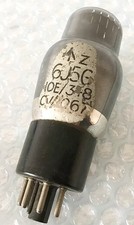 GEC Osram 6J5G L63 Grey Type x1 For Rogers Tannoy Leak Quad Valve Amplifier