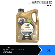 Total Quartz Ineo Xtra EC6 0W-20 Mercedes Ford Fiat Opel Volvo 5 Liter