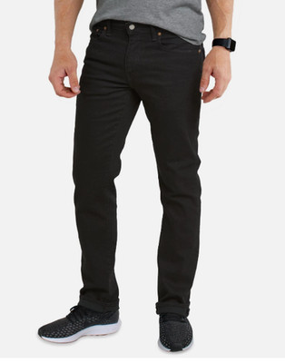 Levi's 511 Slim Mens BLACK Stretch Jeans Red Tab W 34 36 38 40 Ins 29 30 32 34